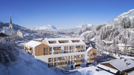 All Suite Resort in de sneeuw in Zermatt